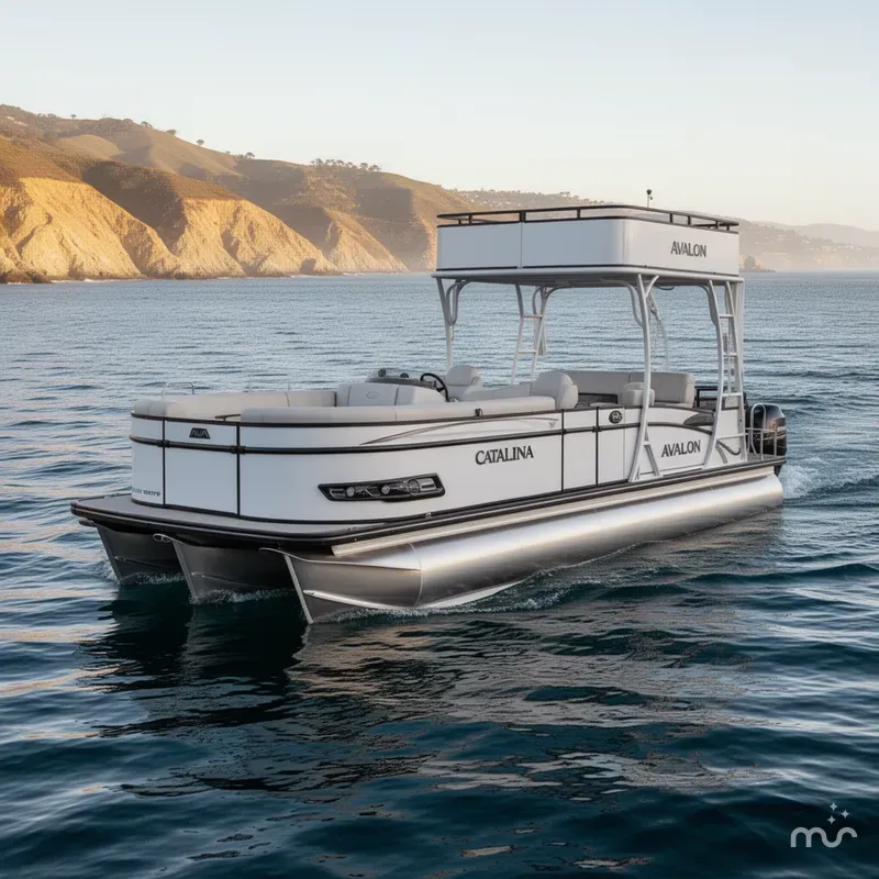 Slide: The Image of Avalon 27' Catalina Entertainer Funship w/ 250HP Mercury! 2025 - 0