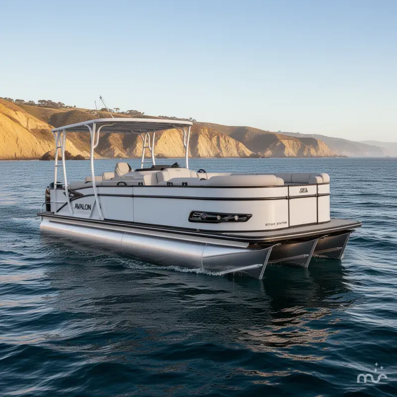 Slide: The Image of Avalon 27' Catalina Entertainer Funship w/ 250HP Mercury! 2025 - 1