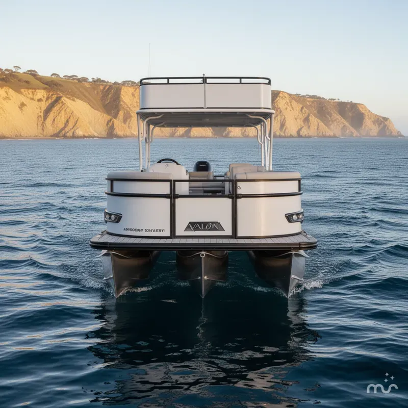 Slide: The Image of Avalon 27' Catalina Entertainer Funship w/ 250HP Mercury! 2025 - 2