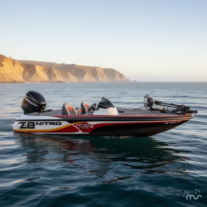 Slide: The Image of Nitro Z-8 w/ 225HP Mercury! 2010 - 0