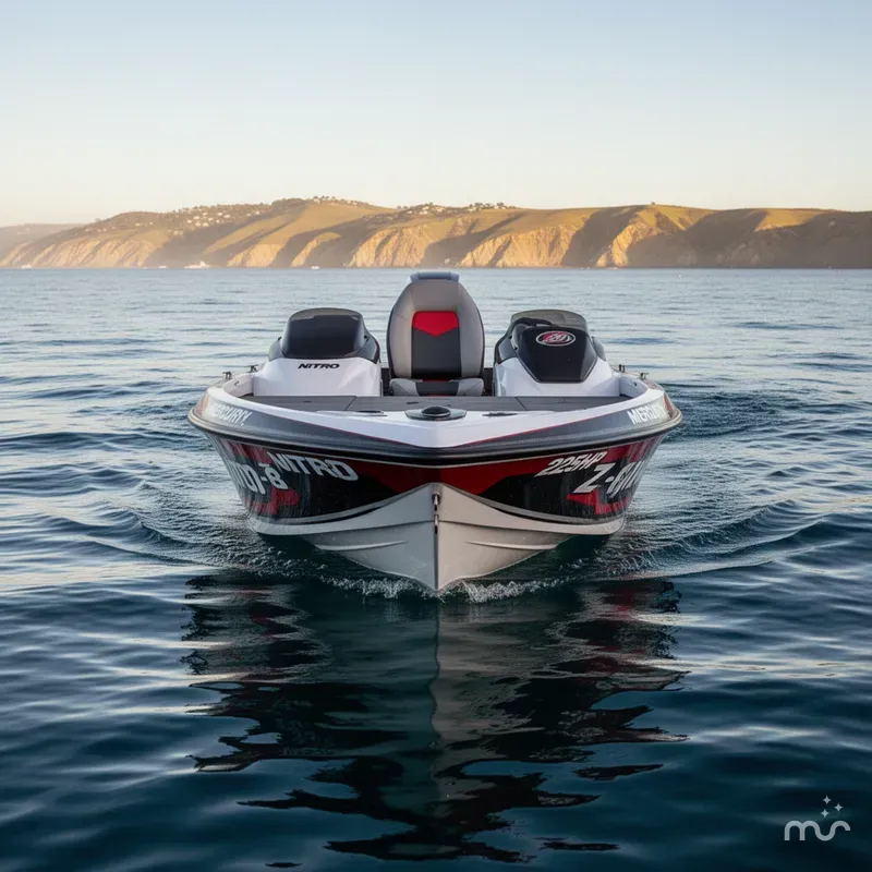 Slide: The Image of Nitro Z-8 w/ 225HP Mercury! 2010 - 1