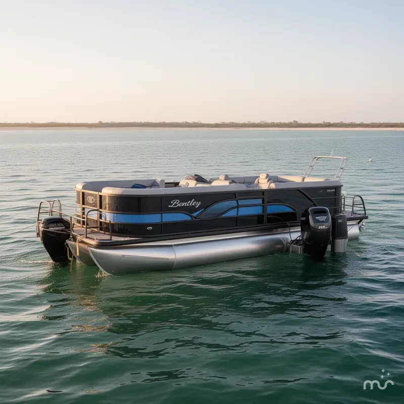 Slide: The Image of Bentley Pontoons Legacy 223 Navigator 2025 - 2