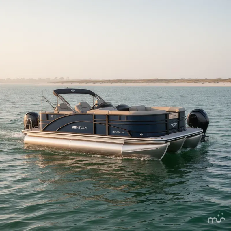 Slide: The Image of Bentley Pontoons Legacy 223 Navigator 2025 - 0