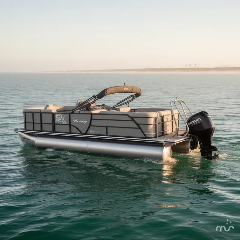Slide: The Image of Bentley Pontoons Legacy Swingback 240 2024 - 0
