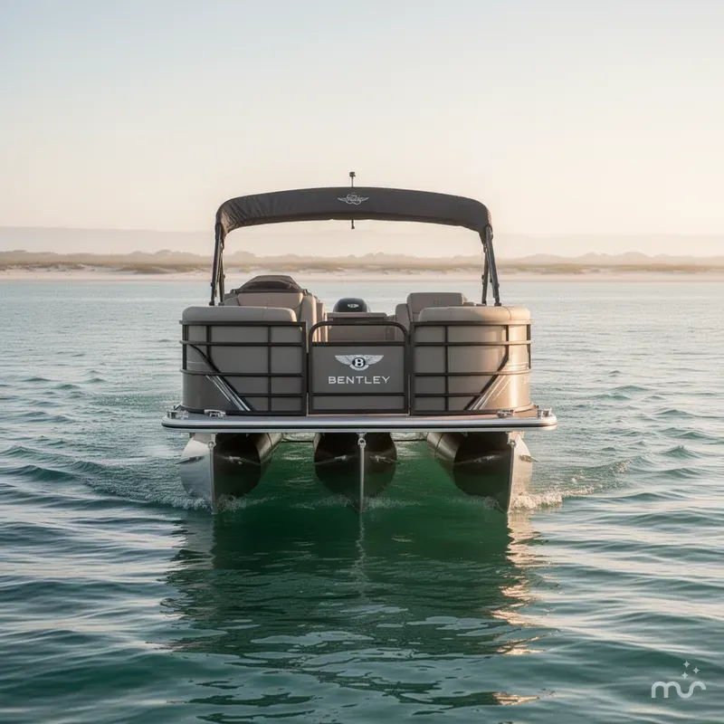 Slide: The Image of Bentley Pontoons Legacy Swingback 240 2024 - 3
