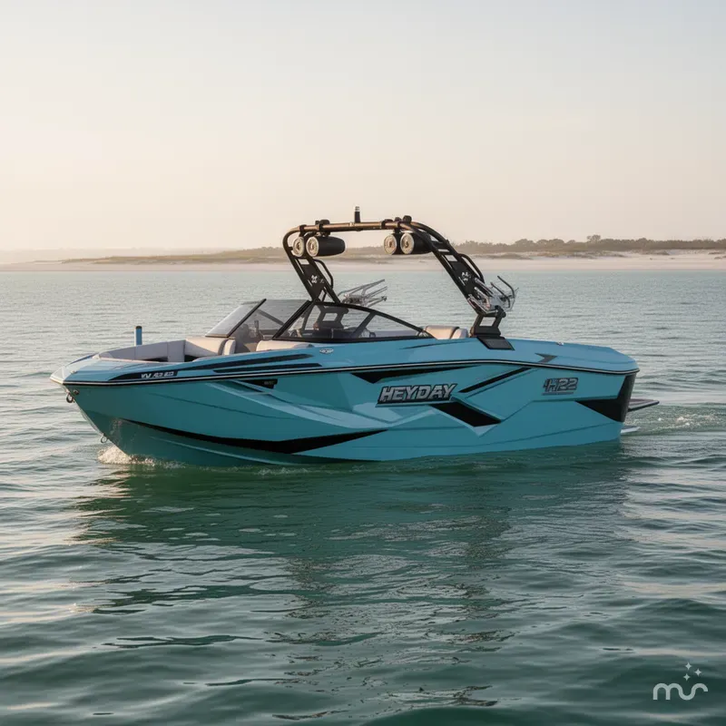 Slide: The Image of Heyday Wake Boats H22 2023 - 2
