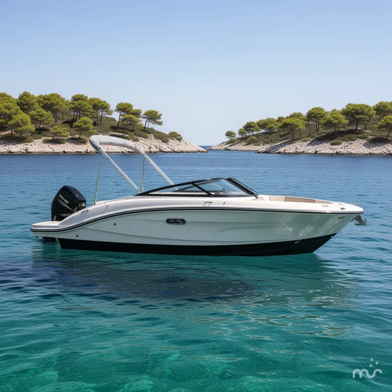 Slide: The Image of Sea Ray SPX 190 Outboard 2025 - 2