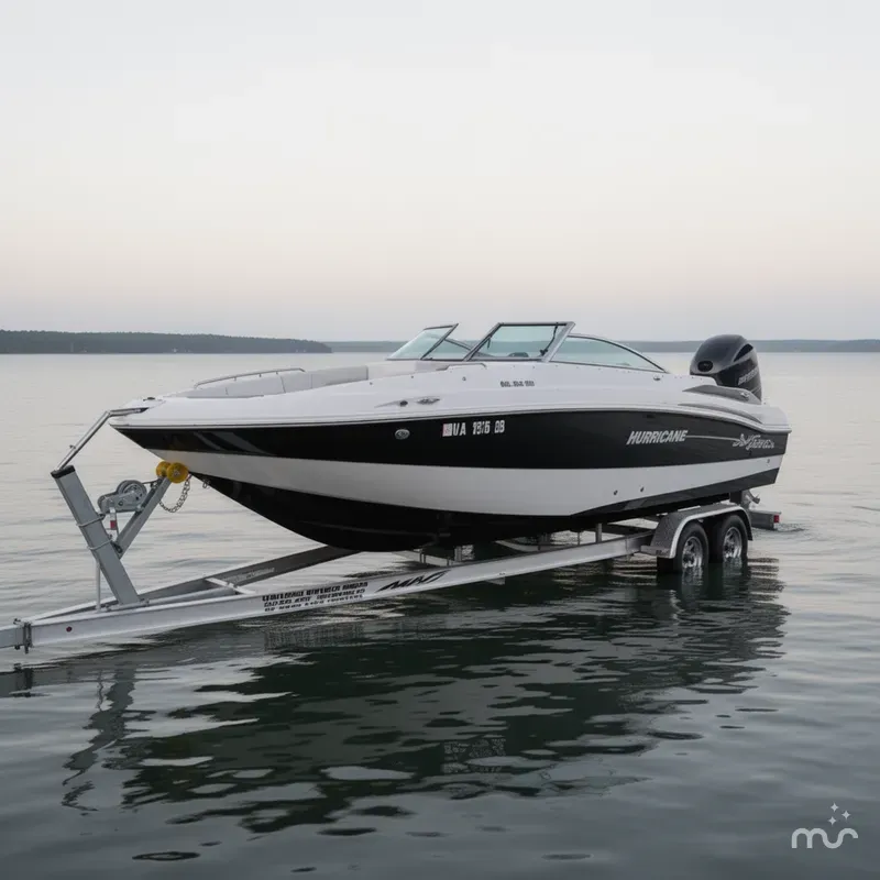 Slide: The Image of Hurricane SunDeck 2410 OB Add new trailer for $5,675.00 2023 - 2