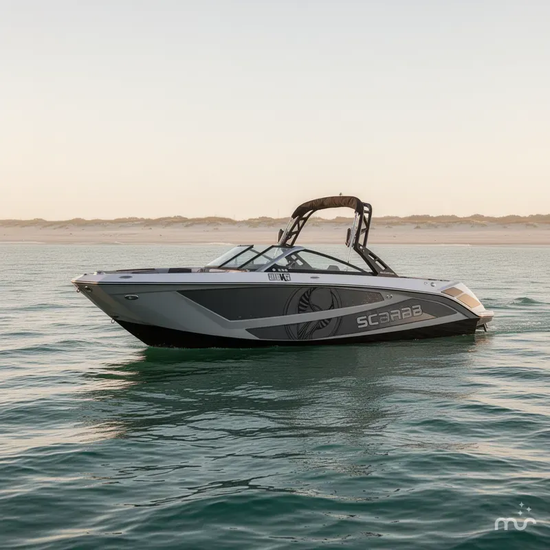 Slide: The Image of Scarab 235 LX Wake 2025 - 1