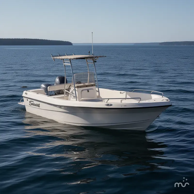 Slide: The Image of Seaswirl 21 Center Console 2000 - 1