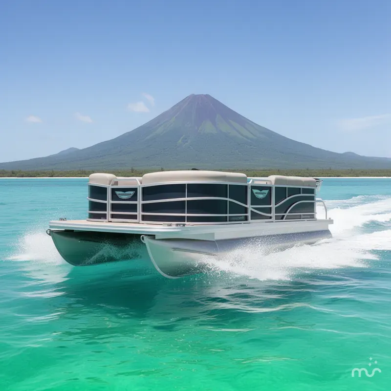 Slide: The Image of Bennington M Quad Bench 22 MFB Pontoon 2025 - 2
