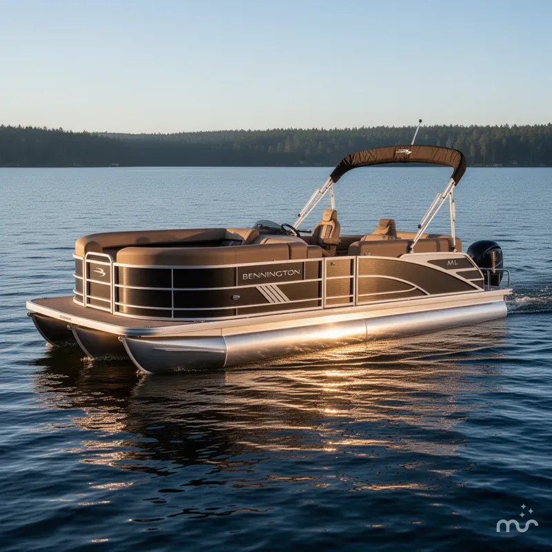 Slide: The Image of Bennington M L Bench 22 ML Pontoon 2025 - 0