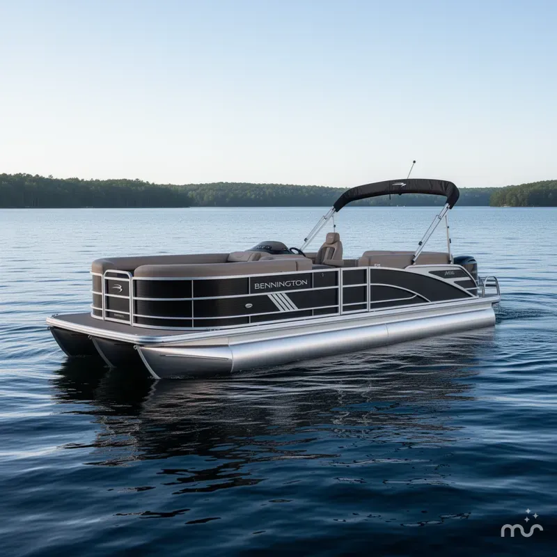 Slide: The Image of Bennington M L Bench 22 ML Pontoon 2025 - 2