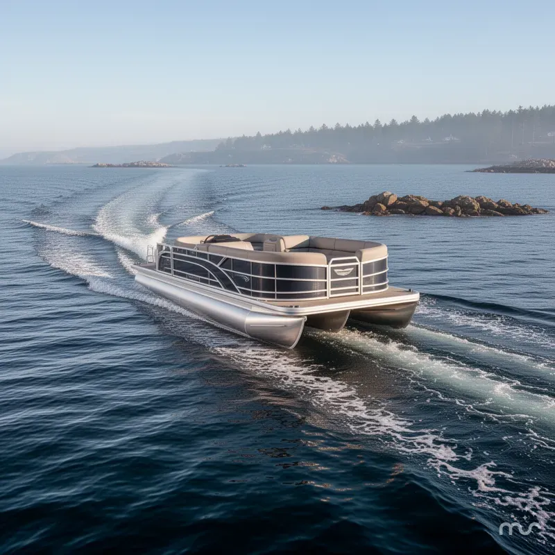 Slide: The Image of Bennington M Quad Bench 22 MFB Pontoon 2025 - 2
