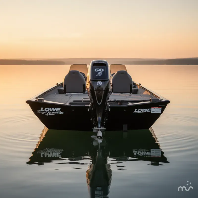 Slide: The Image of Lowe Stinger 175C W/60 HP Mercury 2025 - 2