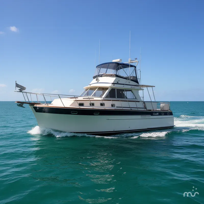 Slide: The Image of Chris-Craft 45 Commander Convertible 1973 - 2