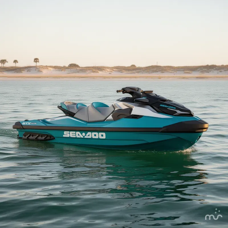 Slide: The Image of Sea-Doo GTX™ Limited 325 Teal Metallic 2025 - 0