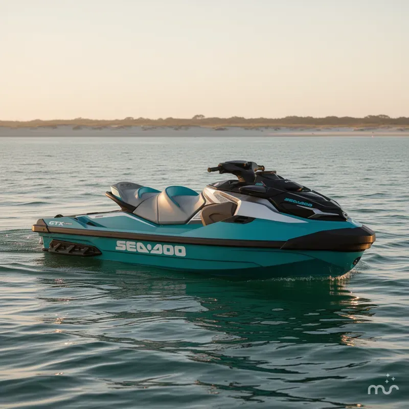 Slide: The Image of Sea-Doo GTX™ Limited 325 Teal Metallic 2025 - 2