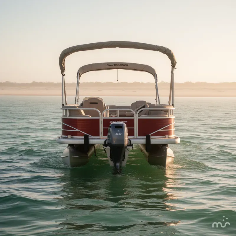 Slide: The Image of Sun Tracker FISHING BARGE 22 DLX 2019 - 2