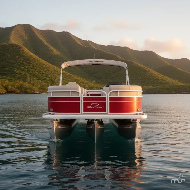 Slide: The Image of Sun Tracker Party Barge 20 DLX 2025 - 1