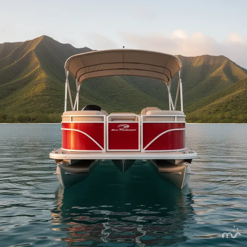 Slide: The Image of Sun Tracker Party Barge 20 DLX 2025 - 3