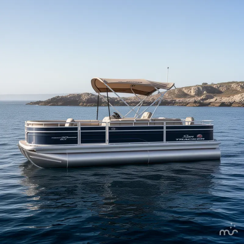 Slide: The Image of Sun Tracker Fishin' Barge 20 DLX 2025 - 2