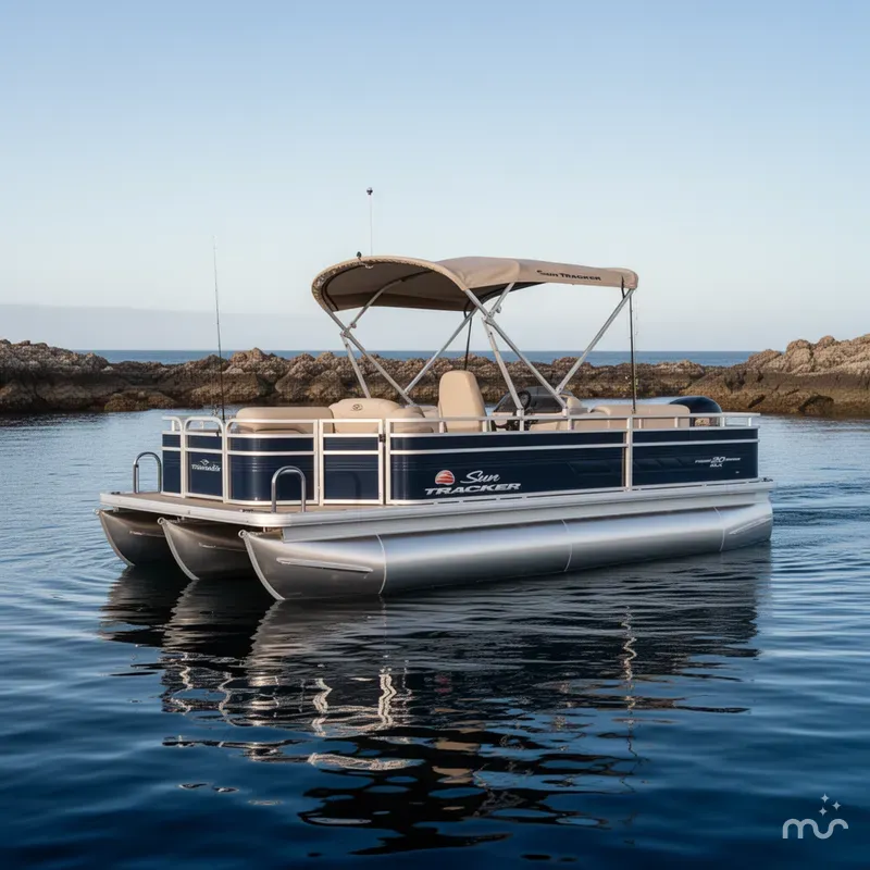 Slide: The Image of Sun Tracker Fishin' Barge 20 DLX 2025 - 4