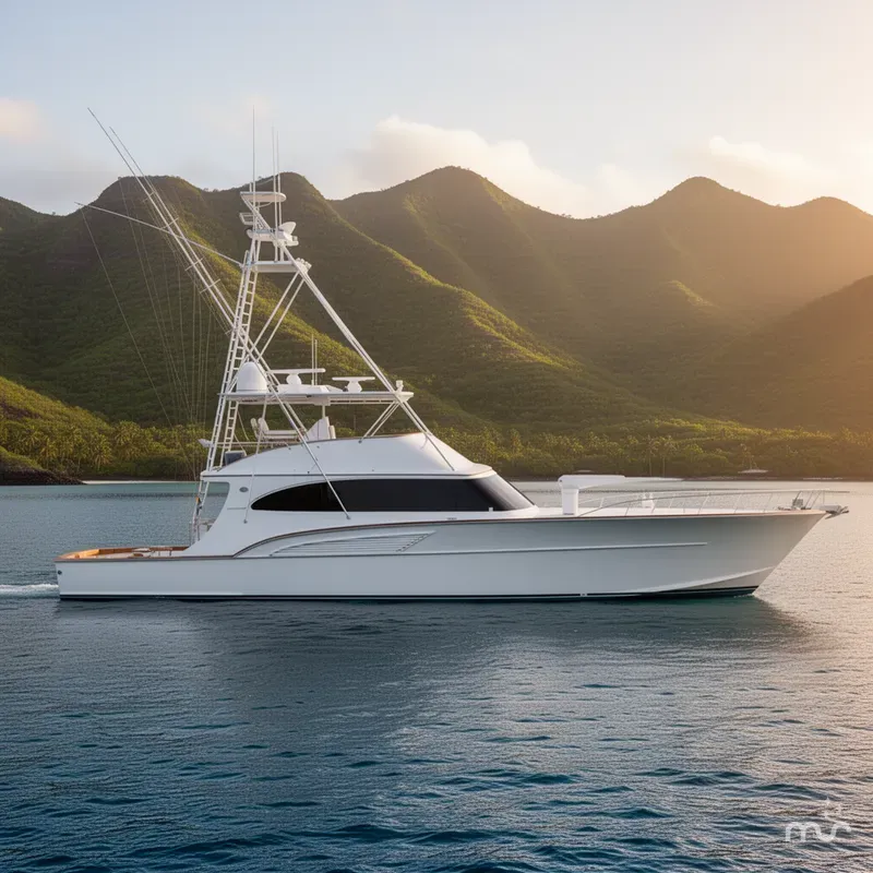 Slide: The Image of Huckins 70 Sportfish Convertible 1998 - 2