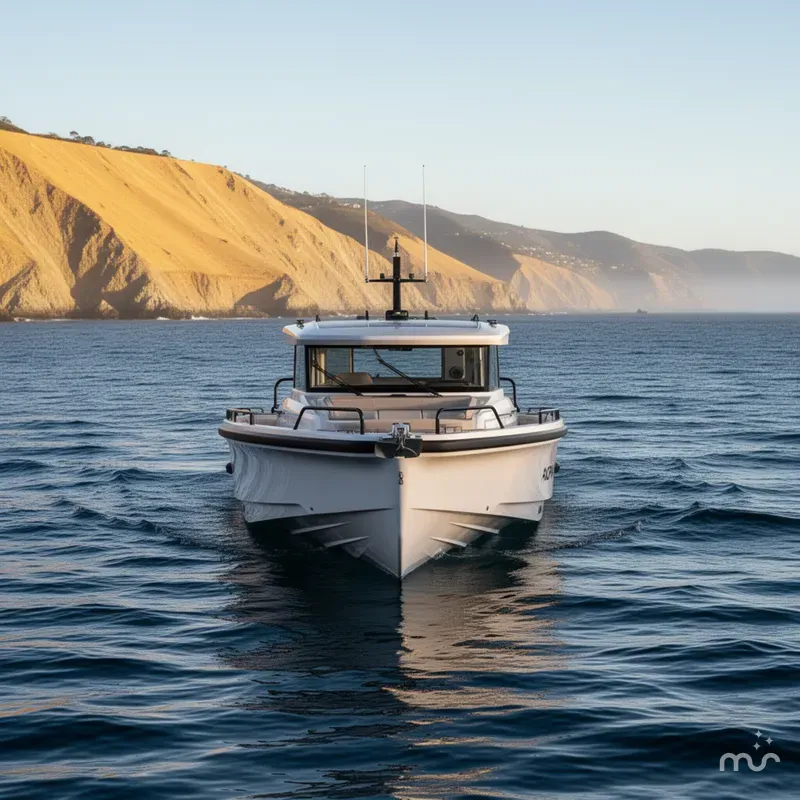 Slide: The Image of Axopar 37XC Cross Cabin Mediterrana Edition with Aft Cabin 2025 - 2
