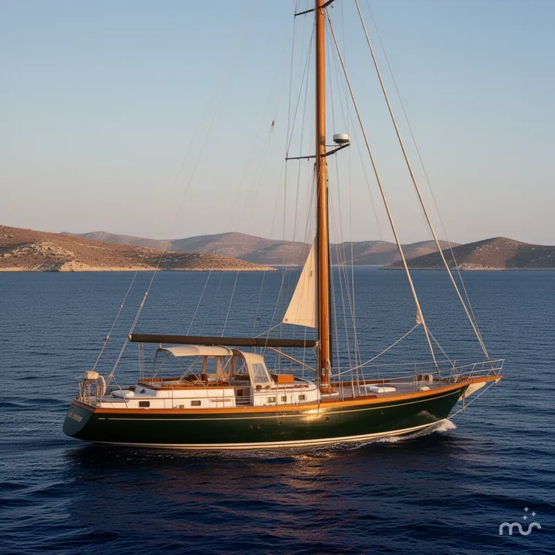 Slide: The Image of Little Harbor custom sailboat 1981 - 2