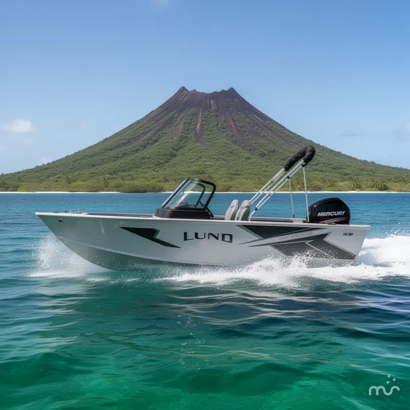 Slide: The Image of Lund Adventure 1675 Sport w/ 90HP Mercury! 2025 - 4
