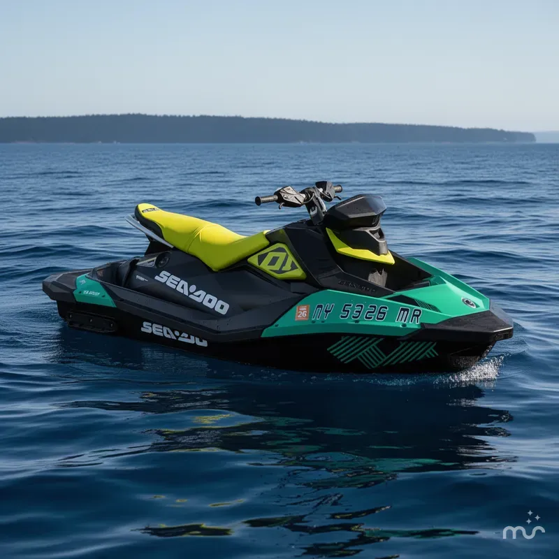 Slide: The Image of Sea-Doo SPARK TRIXX 3 UP 90 With iBR and Sound System 2021 - 0