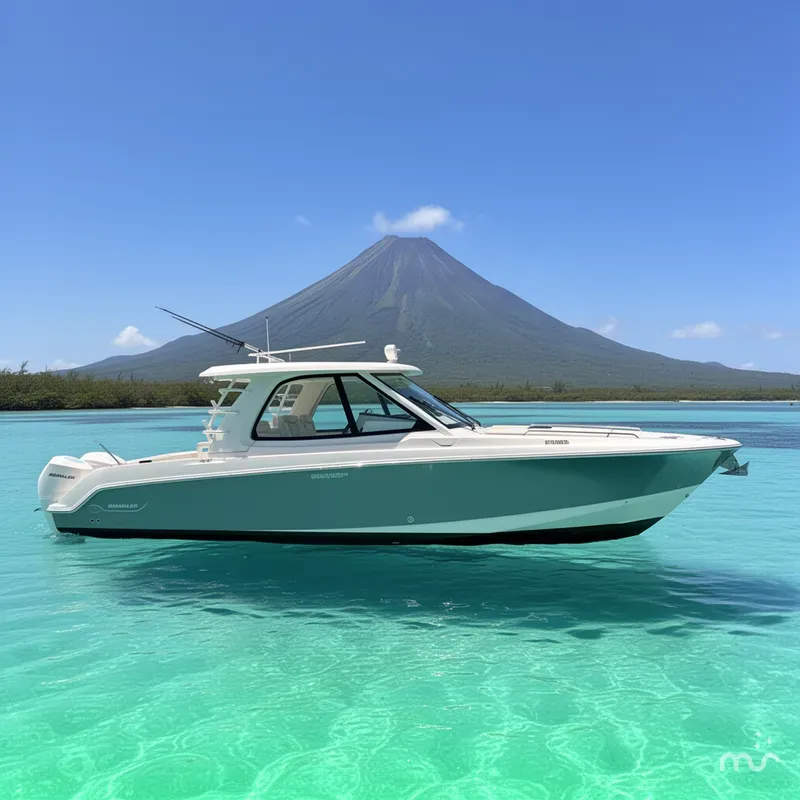 Slide: The Image of Boston Whaler Realm 380 2021 - 2