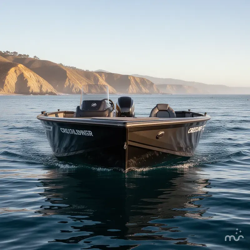 Slide: The Image of Crestliner Fish Hawk 1750 SC w/ 115HP Mercury! 2025 - 2
