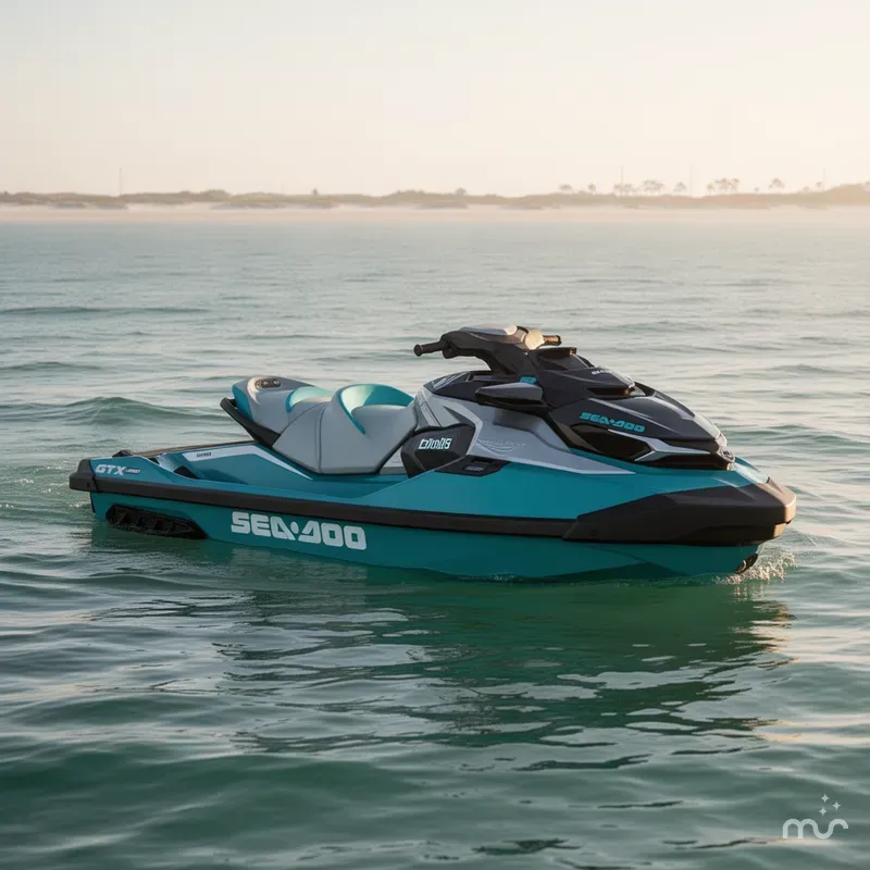 Slide: The Image of Sea-Doo GTX™ Limited 325 Teal Metallic 2025 - 0
