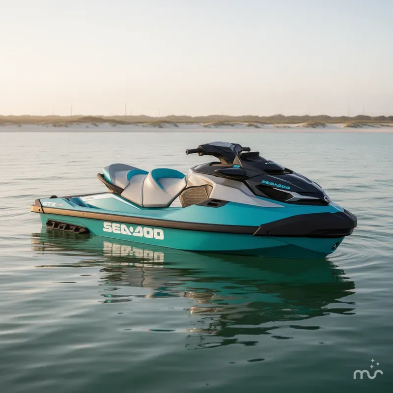 Slide: The Image of Sea-Doo GTX™ Limited 325 Teal Metallic 2025 - 2