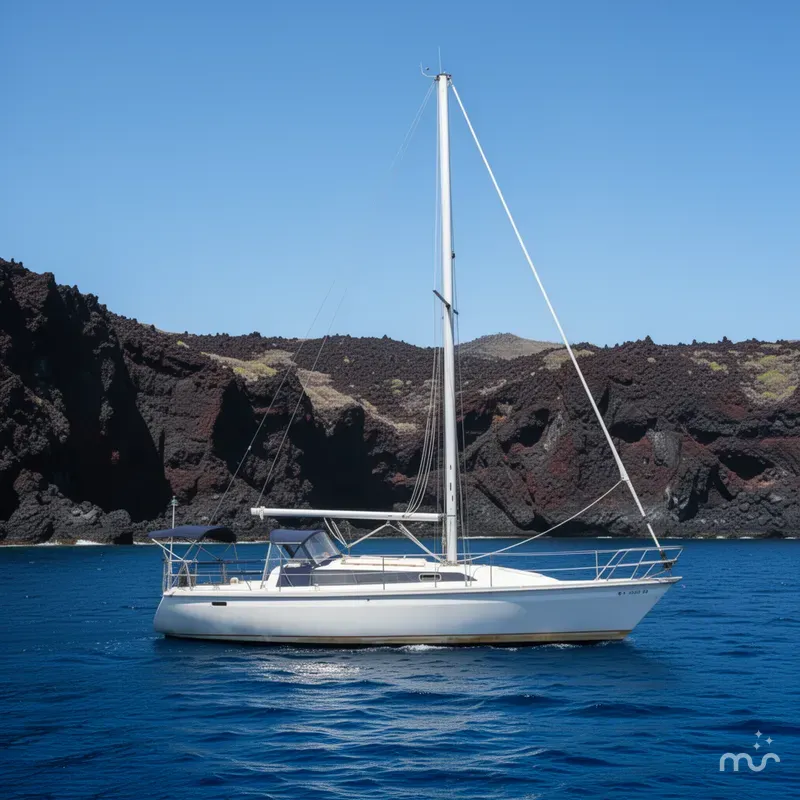 Slide: The Image of O'Day 322 Wing Keel 1987 - 2