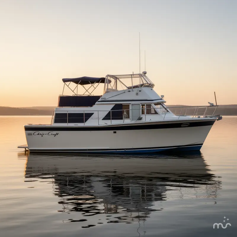 Slide: The Image of Chris-Craft 380 Corinthian 1980 - 0