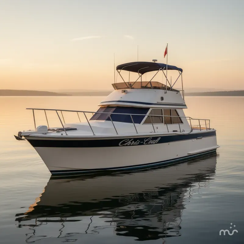 Slide: The Image of Chris-Craft 380 Corinthian 1980 - 2