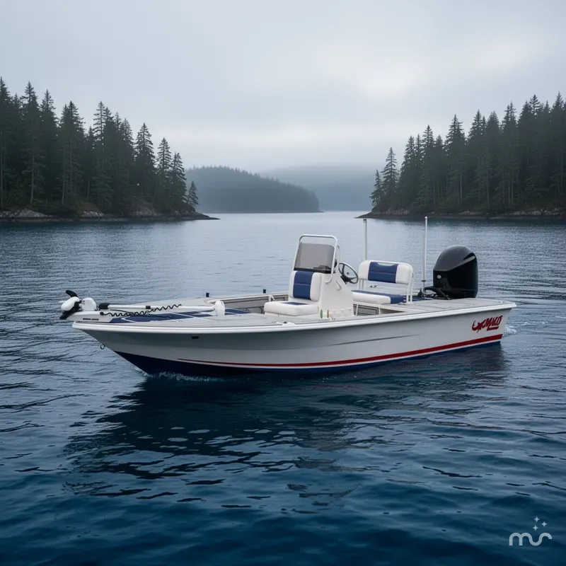 The Image of Mako 18 Pro Skiff Patriot Edition 2025 - 0