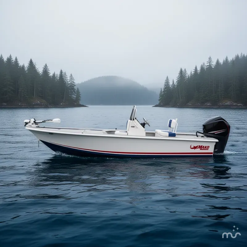 Slide: The Image of Mako 18 Pro Skiff Patriot Edition 2025 - 2