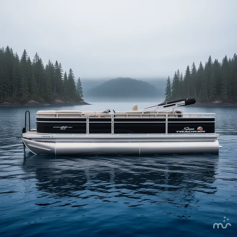 Slide: The Image of Sun Tracker SportFish 22 DLX 2025 - 2