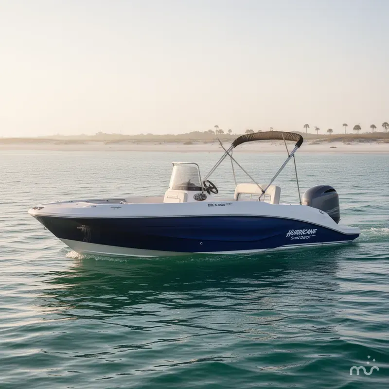 Slide: The Image of Hurricane SunDeck Sport 205 OB 2021 - 1