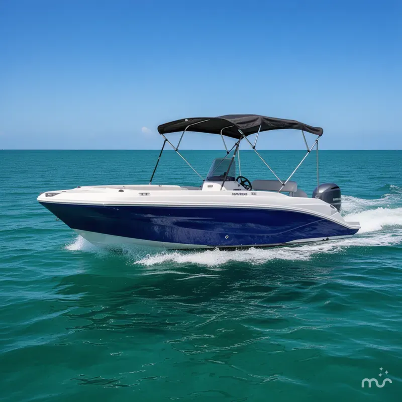 Slide: The Image of Hurricane SunDeck Sport 205 OB 2021 - 1