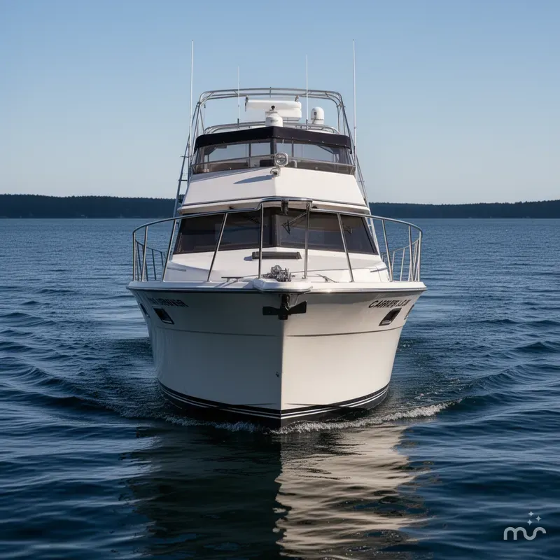 Slide: The Image of Carver Yachts 3227 Convertible 1985 - 2