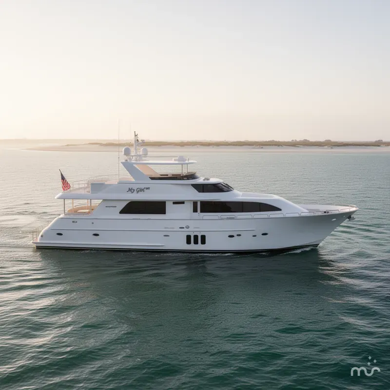Slide: The Image of Westport 95 Raised Pilothouse MY 2001 - 0