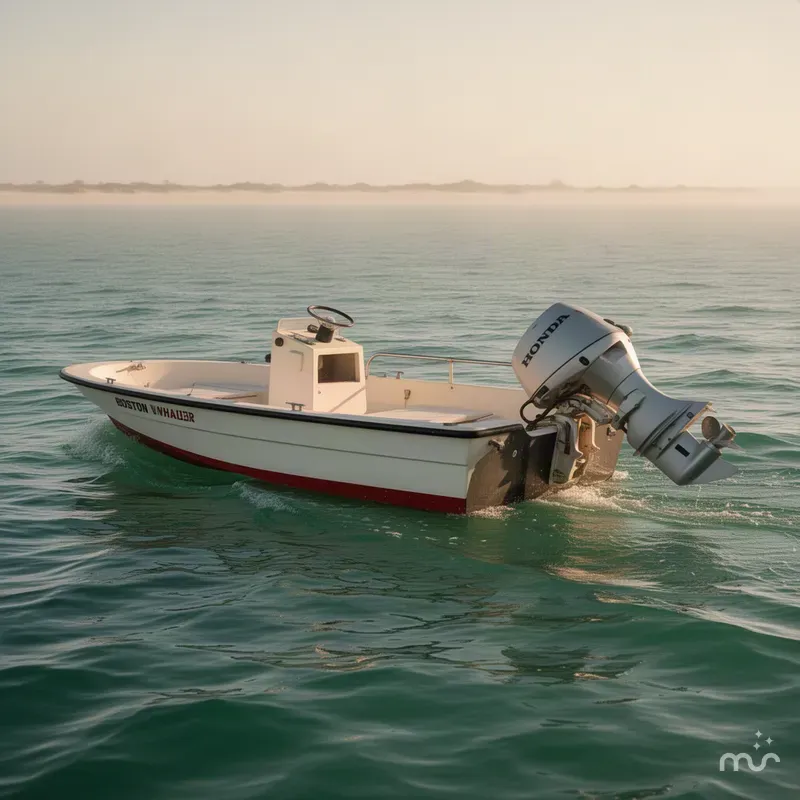 Slide: The Image of Boston Whaler 150 Montauk Red Dot 1980 - 1