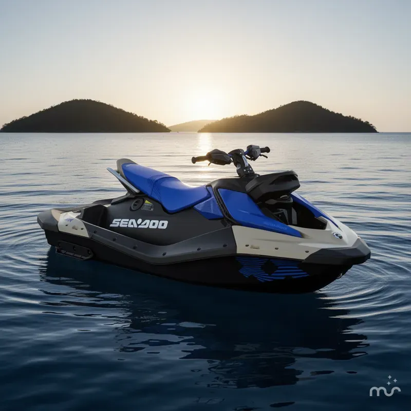 Slide: The Image of Sea-Doo Spark Trixx for 3 iBR and audio in option 2025 - 0