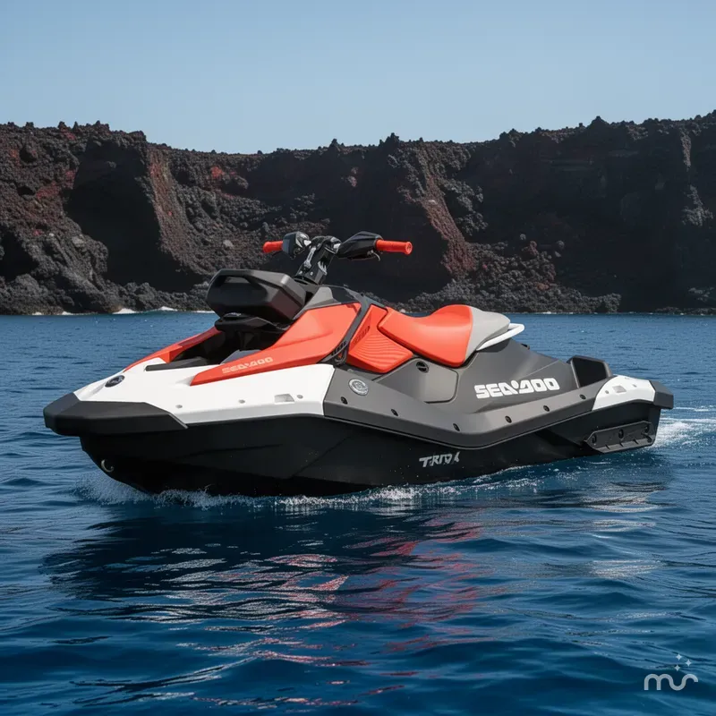 Slide: The Image of Sea-Doo Spark Trixx for 1 iBR and audio in option 2025 - 2