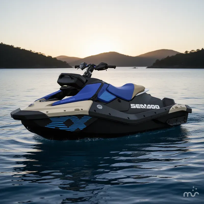 Slide: The Image of Sea-Doo Spark Trixx for 1 iBR and audio in option 2025 - 2